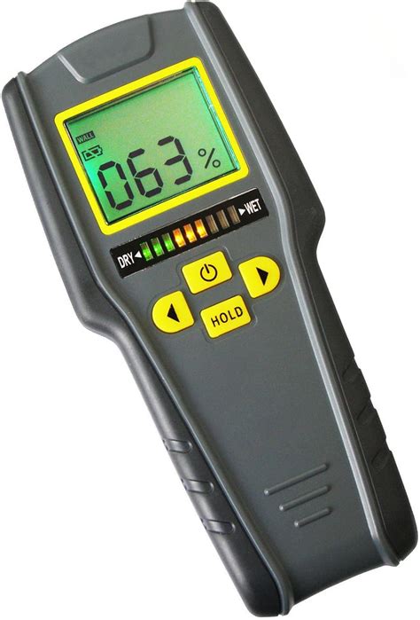 Professional Digital Pinless Moisture Meter with Backlit LC